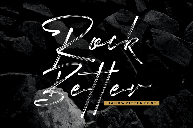 Rock Better - Handwritten Font